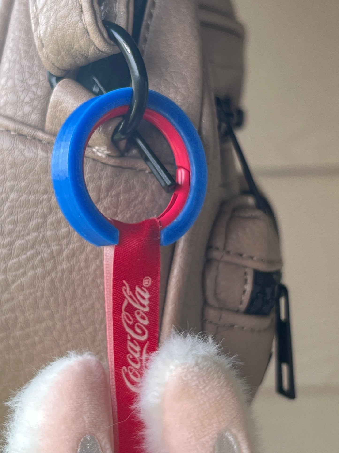 Labubu Keyring Protector 3D Printed Security Ring Saver For Labubu Or Popmart Keyrings 4-Pack
